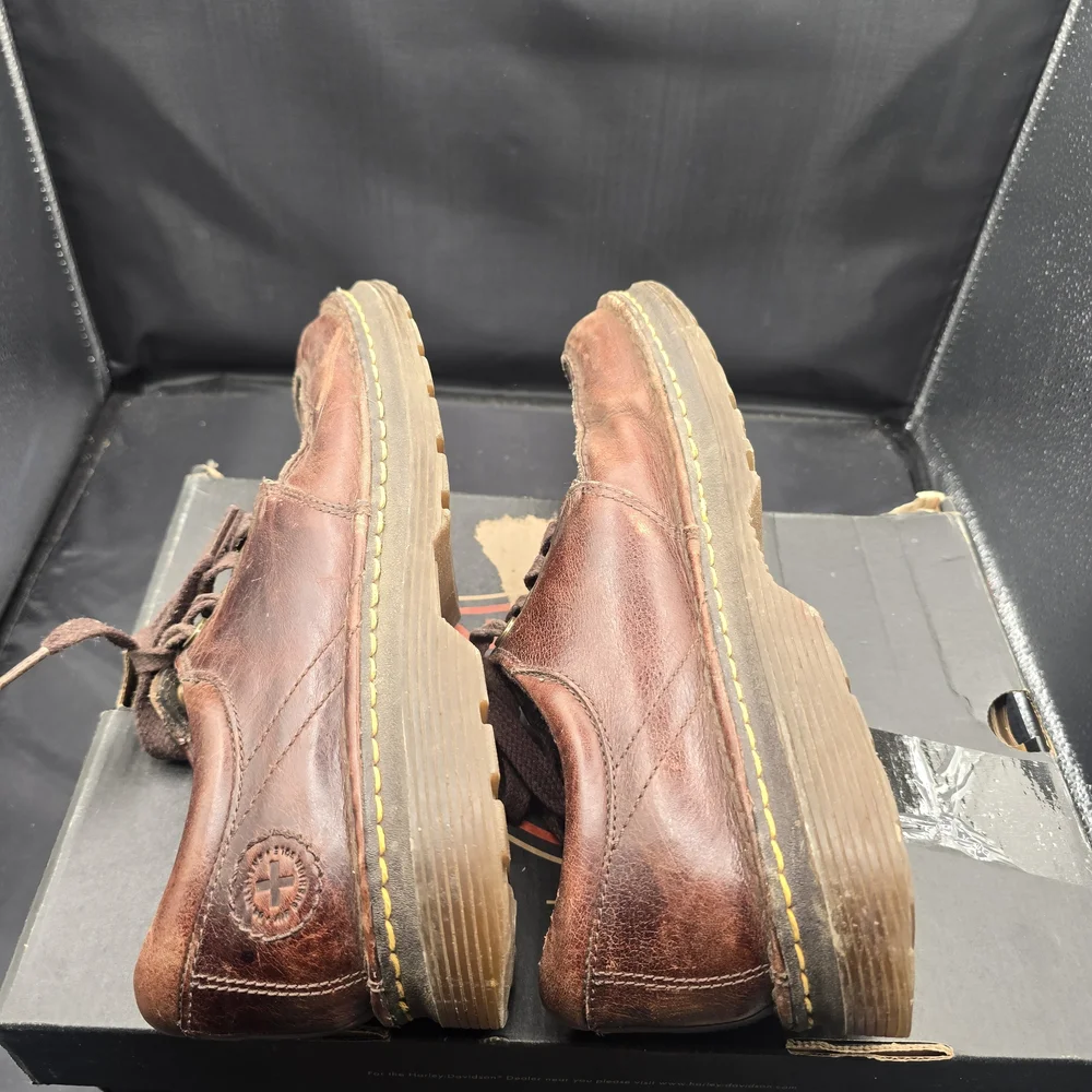 Dr. Martens Brown Leather Boat Shoes